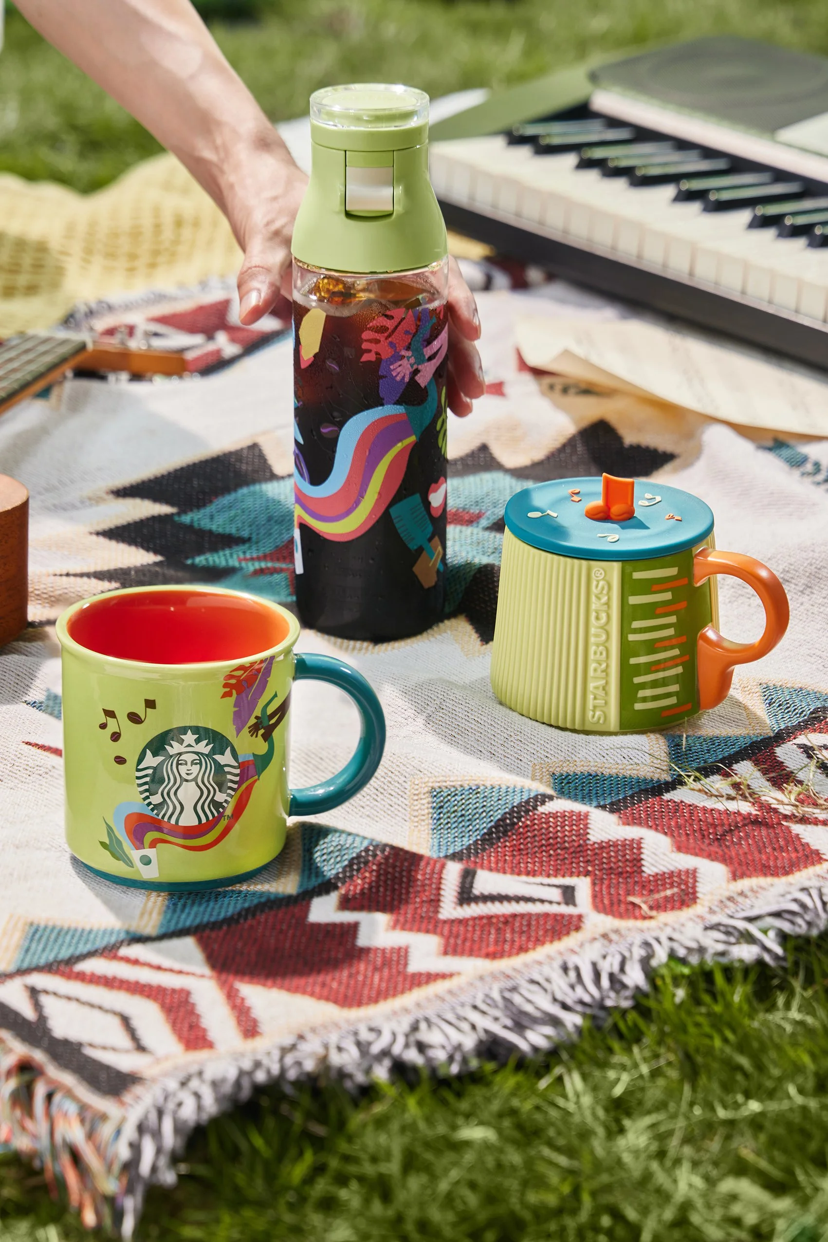 Starbucks Music Forest merchandise design